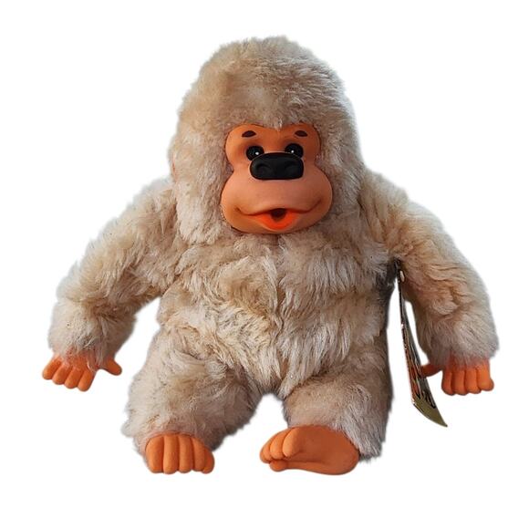 Vintage Gonga Russ Berrie Thumb Sucking Baby Gorilla Plush Collectible - Picture 12 of 12